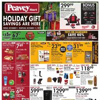 PeaveyMart - Weekly Deals - Holiday Gift Savings Flyer