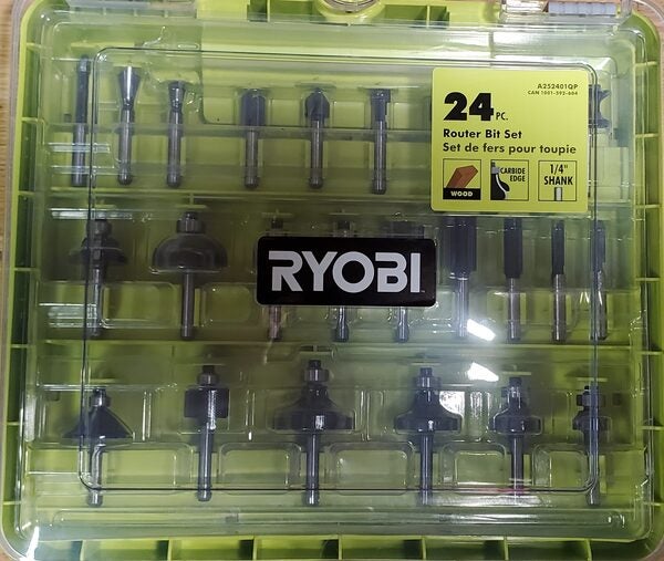 [Home Depot] Ryobi 24 pc Router Bit Set $29.40 (Burloak ON ...
