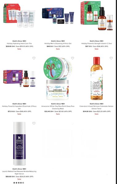 The Bay] [Boxing Day] Kiehl's Holiday Items / Gift Sets 40% Off -  RedFlagDeals.com Forums
