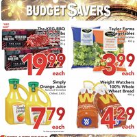 Buy-Low Foods - Budget Savers Flyer