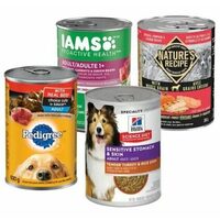 Hill's Science Diet, Pedigree Iams & Nature's Recipe® Dog Food Cans