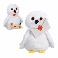 Harry Potter Collector Hedwig Plush Stuffed Owl Toy, White, Snowy Owl 