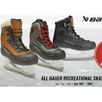 All Bauer Recreational Skates