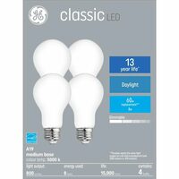 GE 4-Pack A19 LED Bulbs