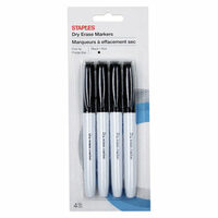 Staples Fine Tip Dry-Erase Markers