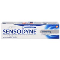 Sensodyne or Pronamel Toothpaste. Polident Tablets or Poligrip