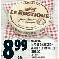 Agropur Import Collection Variety Of Imported Cheeses