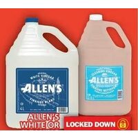 Allen's White or Cleaning Vinegar, Reinhart's Apple Cider Vinegar