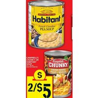 Campbell's Chunky or Habitant Soup