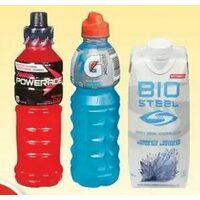 Biosteel Beverages, Powerade or Gatorade Sport Drink