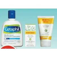 Cetaphil or Burt's Bees Facial Skin Care Products