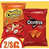 Doritos Chips or Cheetos Snacks