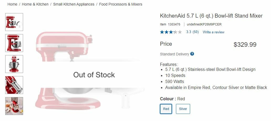Costco Deals - A steal for this 6qt @kitchenaidusa #mixer
