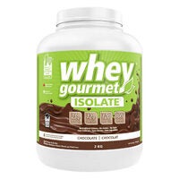 Whey Gourmet Isolate 100% Grass-Fed High Protein Vanilla or Chocolate Shake Mix