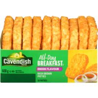 Cavendish Farms Premium Fries, All Day Breakfast Hashbrowns Or Patties