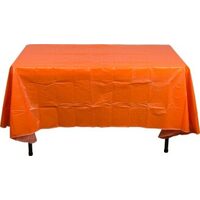 Orange Vinyl Picnic Tablecloth