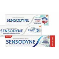 Sensodyne Sensitivity & Gum, Complete, Pronamel Intensive Repair, Rapid relief, repair & Protect Or Value Size Tooth Paste 