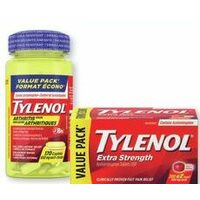 Tylenol Arthritis Pain Relief Caplets, Extra Strength Eztabs Or Caplets, Rapid Release Gelcaps, Back Pain Or Body Pain Night, Nighttime Caplets, Muscle Aches & Body Pain Or Ultra Relief
