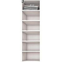 Stylewell Closet Organizer Stackable White 7- Shelf Kit (2 Shown)