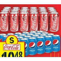 Coca-Cola, Canada Dry or Pepsi