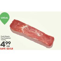 Fresh Ontario Pork Tenderloin 