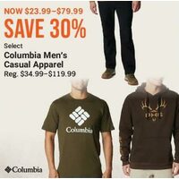 Columbia Men's Casual Apparel 
