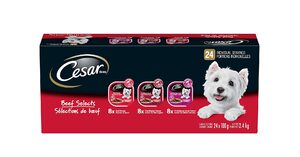 [$23.97 (save $7.00!)] CESAR Beef Selects Wet Dog Food, 24-Pk.