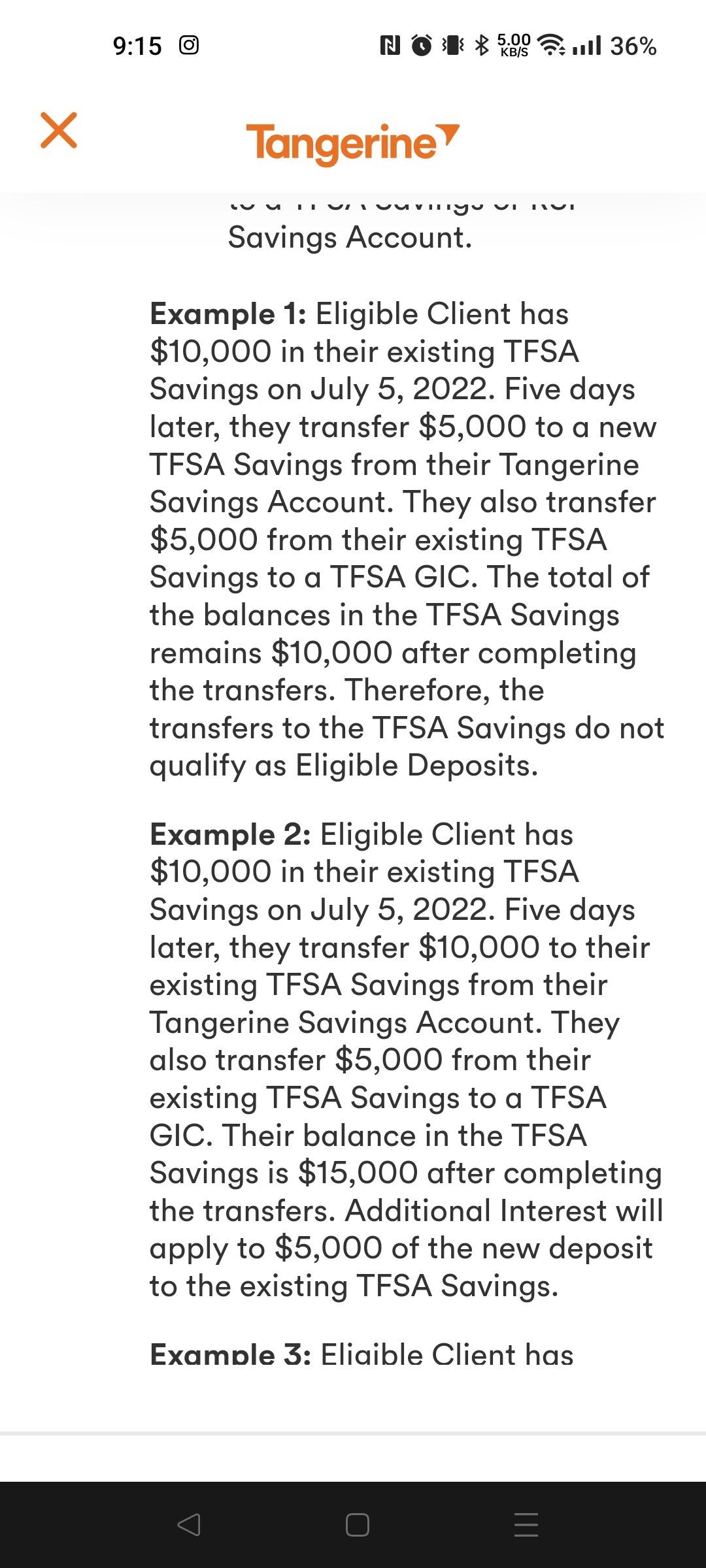 [Tangerine] Tangerine 5 feb1 to june 30 tfsa rrsp saving Page 5 Forums