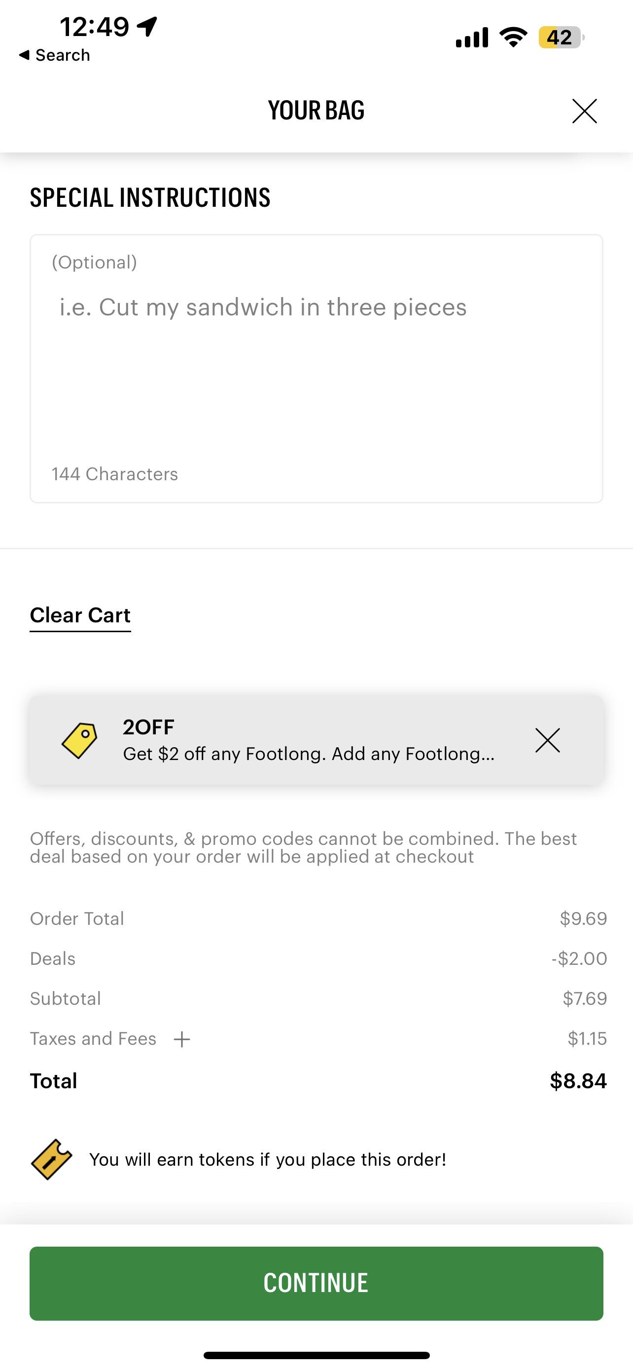 Subway] $5 off Footlong Combo on SkipTheDishes - RedFlagDeals.com