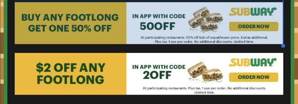 Can You Use Subway Coupons On DoorDash? - PennyCanny