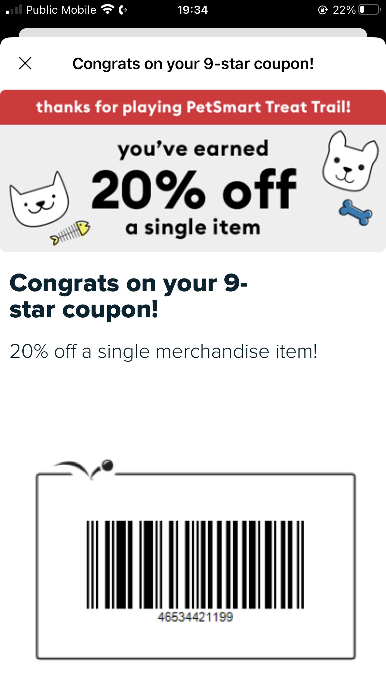 [PetSmart] 20/15/10 Off Single Item INSTORE Coupon Expires On