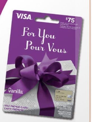 [Circle K / Couche Tard] Buy a $75 Vanilla VISA (+ $5.50 Activation Fee ...