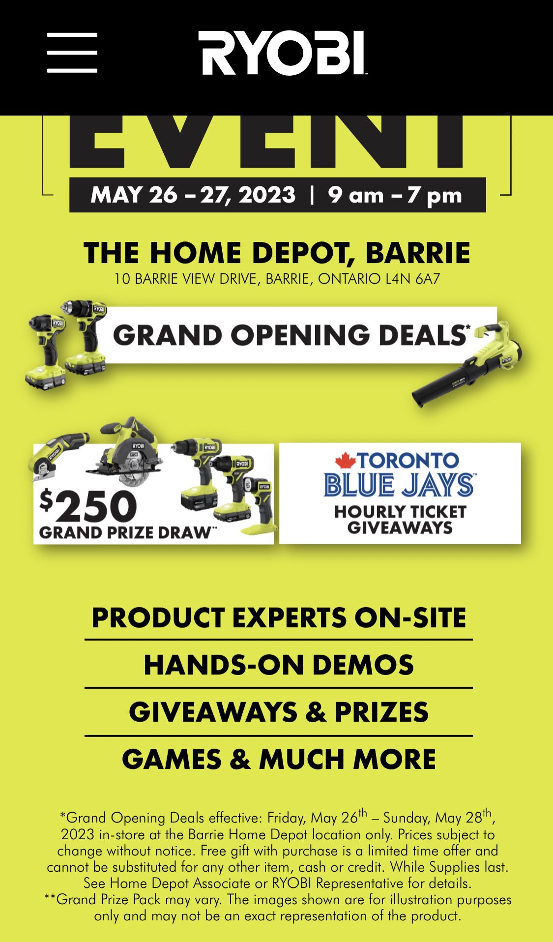 When Is Ryobi Days 2023