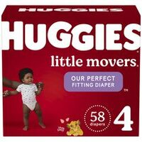 Pampers Swaddlers or Cruisers or Huggies Little Snugglers or Little Movers Superpack Diapers 