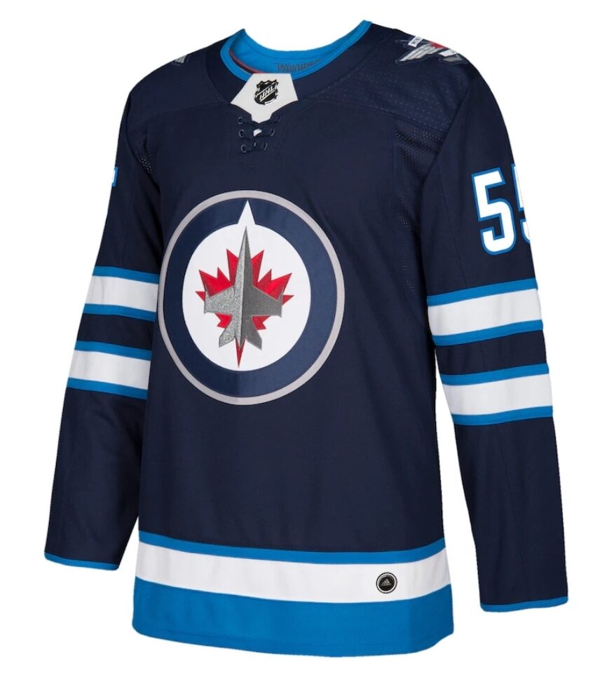 Fanatics] BLAZING HOT! Winnipeg Jets Mark Scheifele Adidas