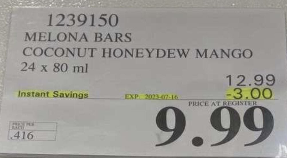 [Costco] (WEST) Melona Bars 24 Pack 9.99 Forums