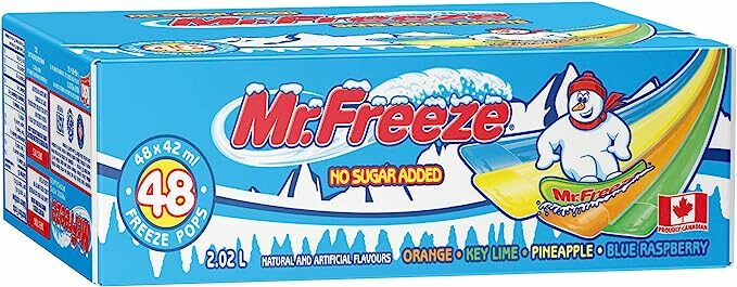 [Amazon.ca] Mr. Freeze, No Sugar Added Freeze Pops - Assorted Flavours ...