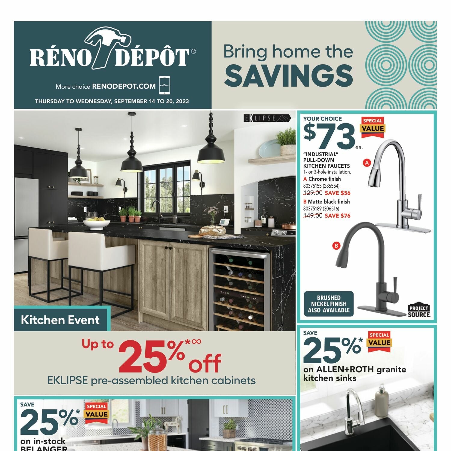 Reno Depot Weekly Flyer Deals
