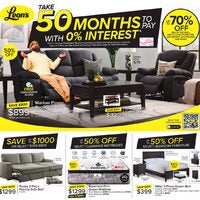Leon's - Take 50 Months To Pay (NB) Flyer