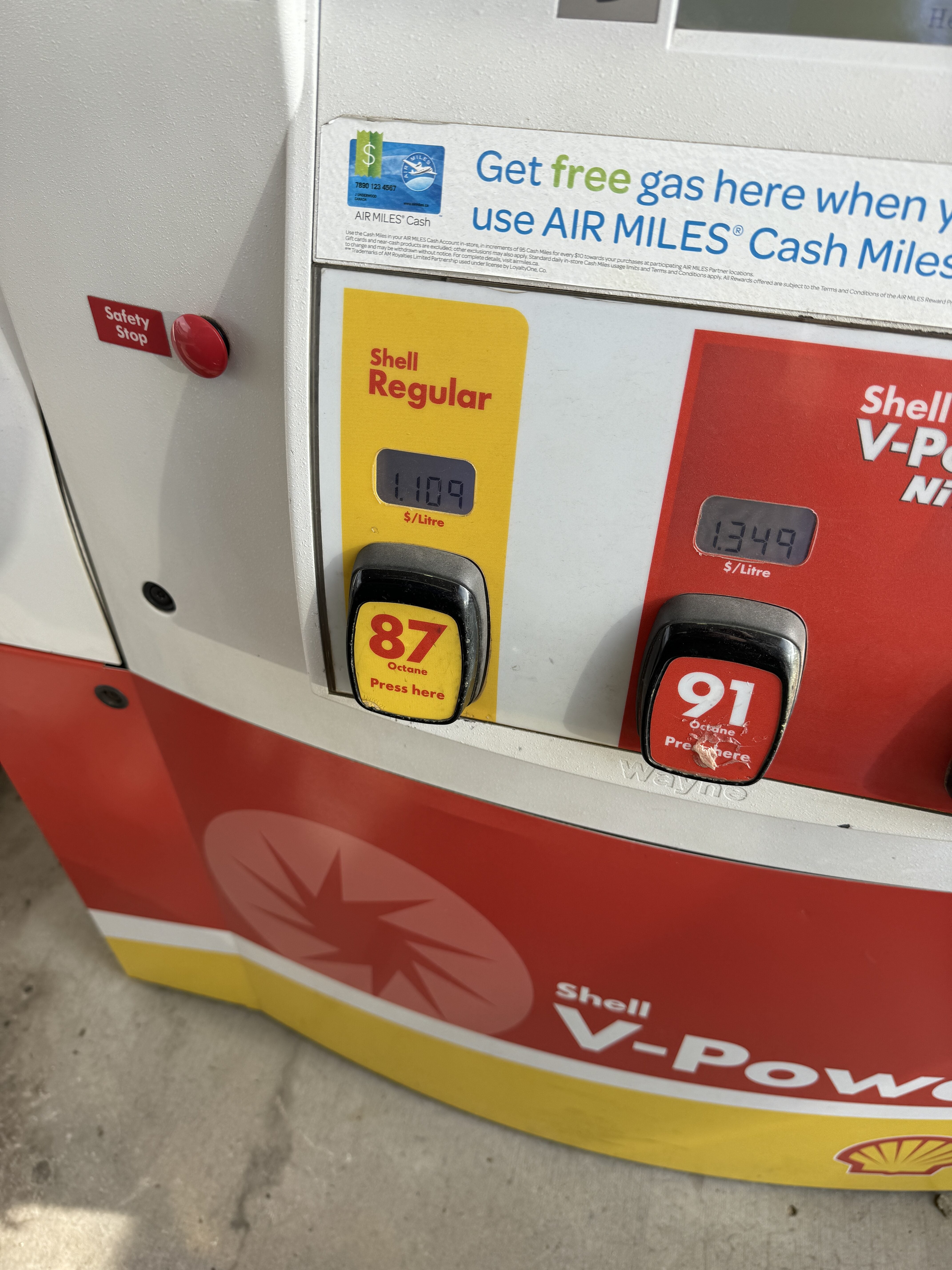 [Air Miles] One Day Only (Sept. 30) save 25c off per litre at Shell ...