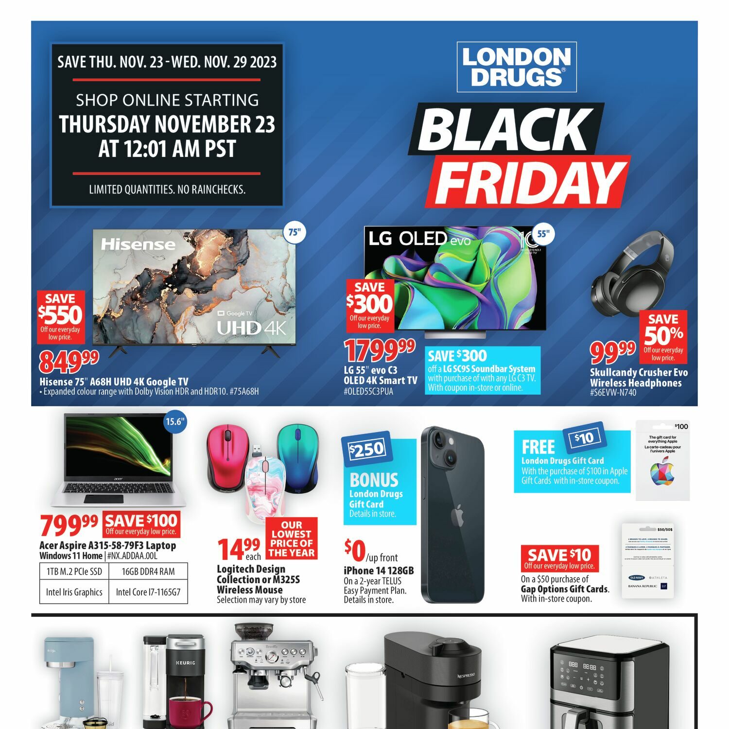 London Drugs Weekly Flyer - Weekly Deals - Black Friday Sale - Nov 