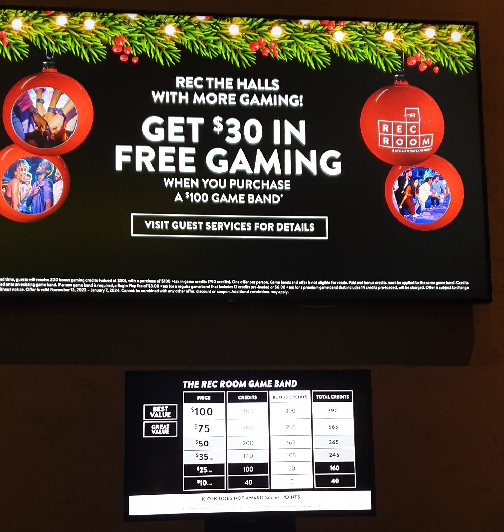 The Rec Room] Free Cineplex Movie Ticket w/ purchase of $40+ The Rec Room  e-Gift Card (also redeemable at Cineplex) - RedFlagDeals.com Forums