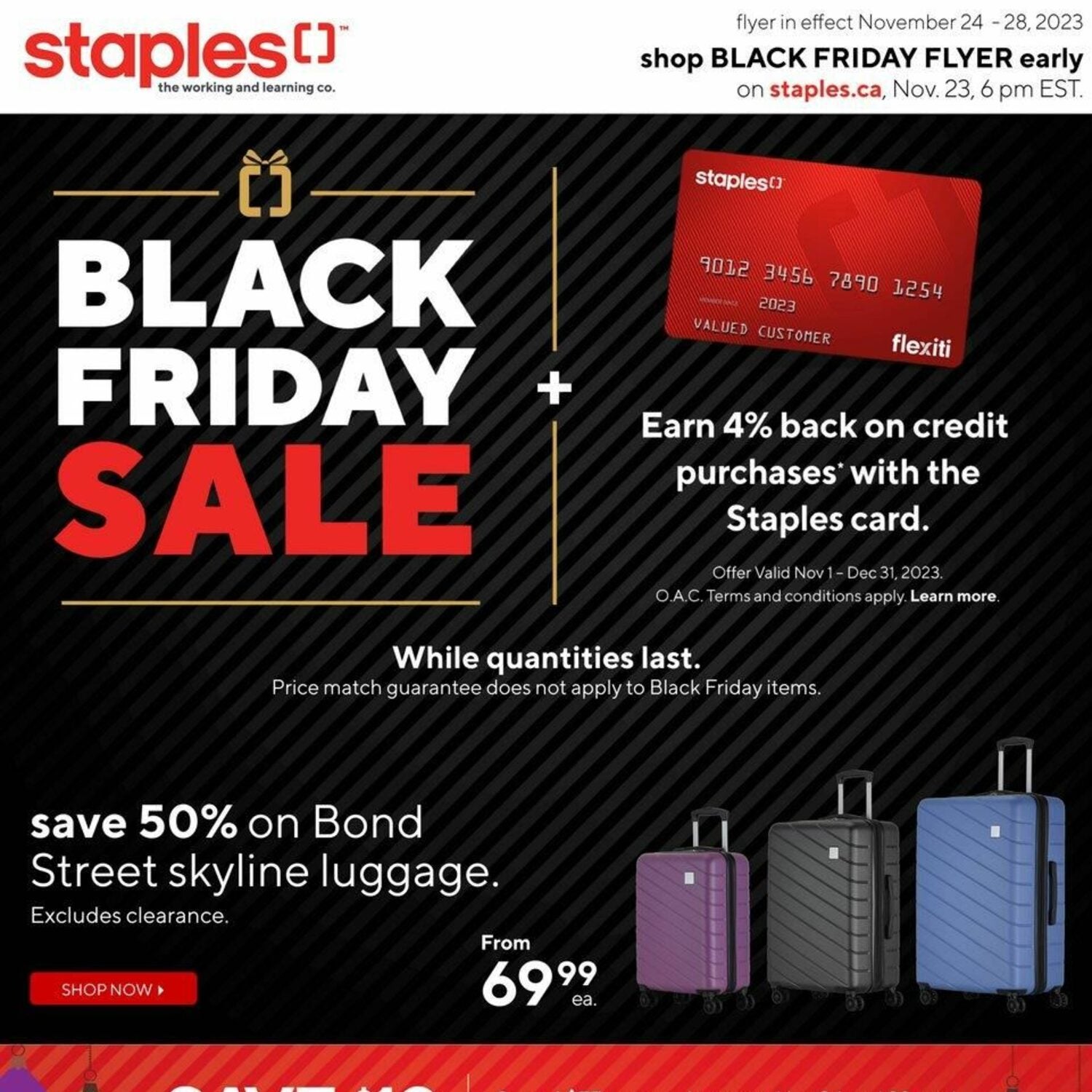 Staples Weekly Flyer Black Friday Sale Nov 24 28