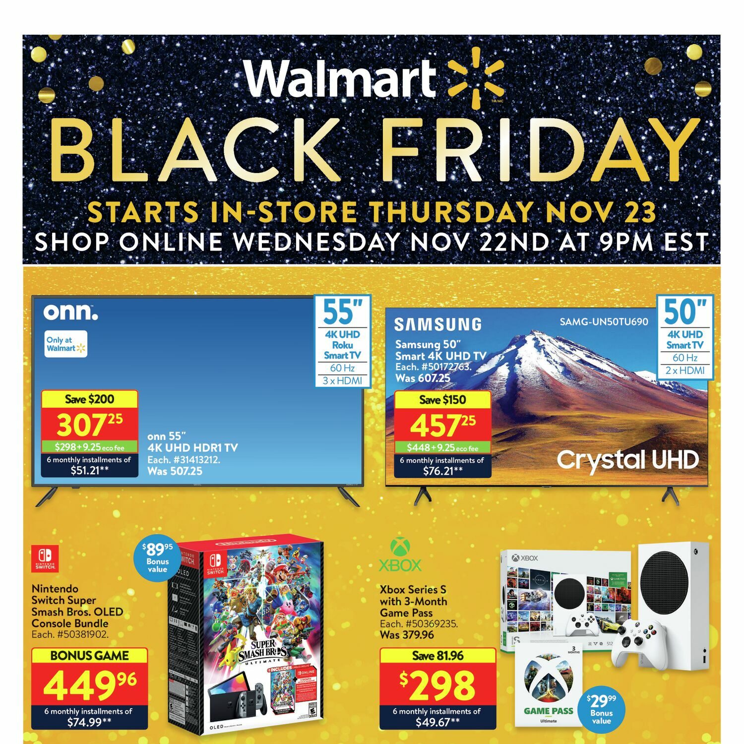 Walmart Weekly Flyer - Black Friday Sale (NB) - Nov 23 – 29 ...