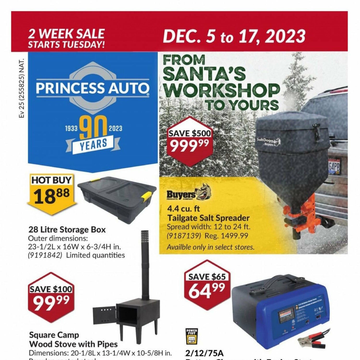 Princess Auto Weekly Flyer - 2 Week Sale - From Santa's Workshop To Yours -  Dec 5 – 17 