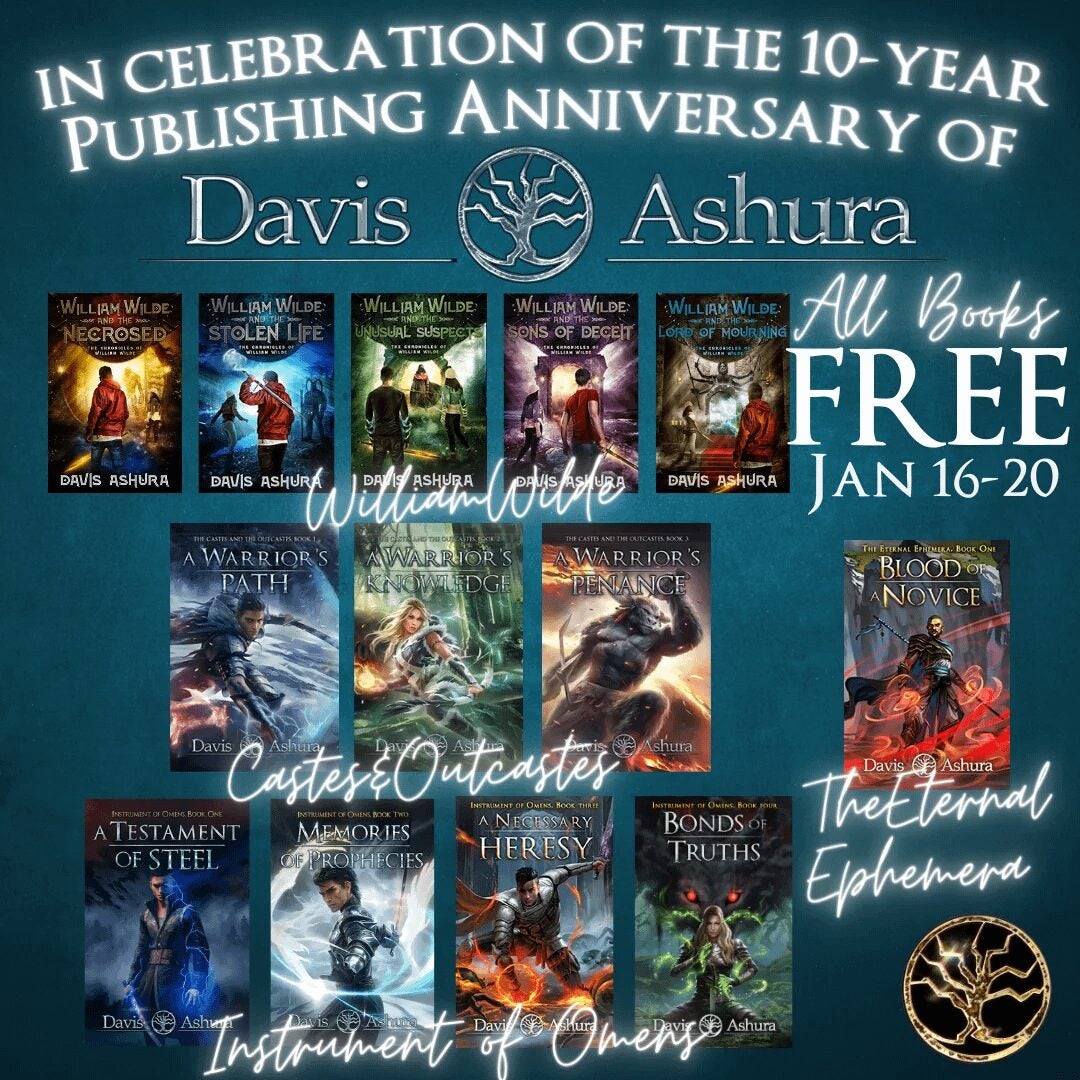 Amazon.ca] Multiple Fantasy books (13 in total!) by Davis Ashura, FREE on  Kindle until January 20th - RedFlagDeals.com Forums