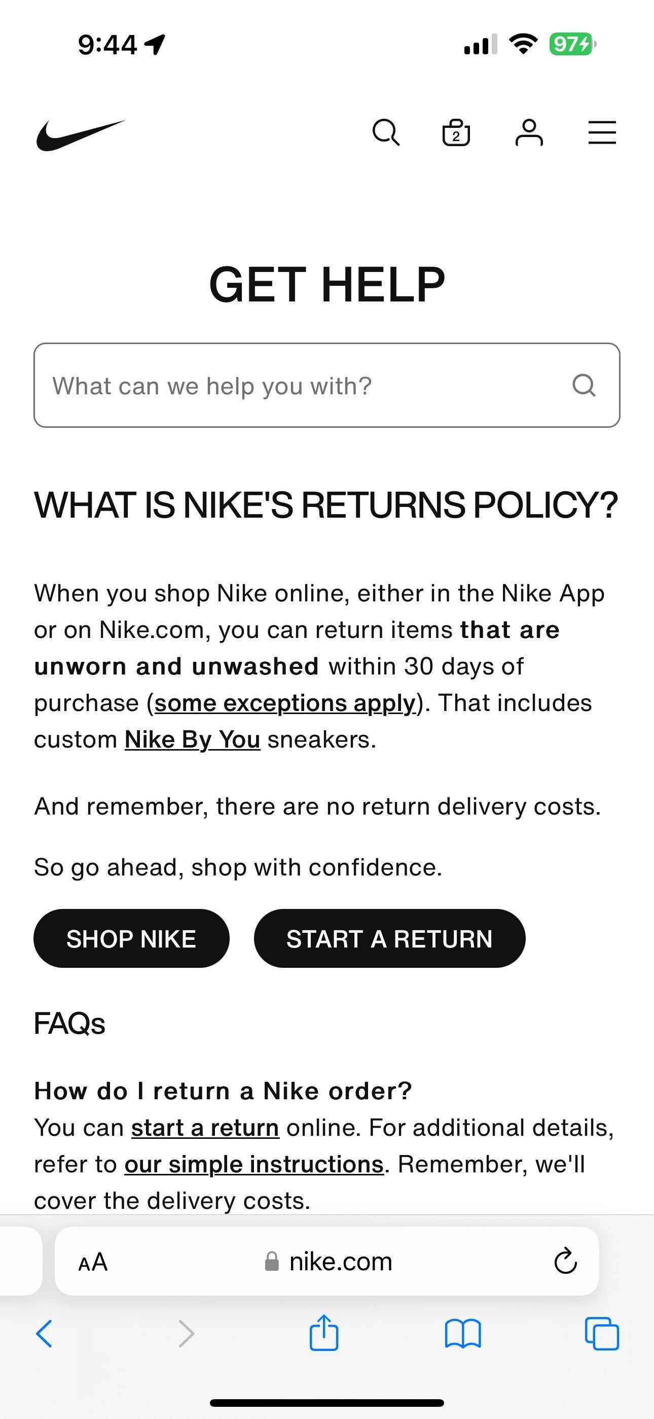 Nike Return Policy for Worn Shoes: Everything You Need to Know