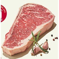 Cut From Canada AAA Grade Beef Bone-in Striploin Steak or Roast