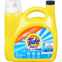 Tide Simply Laundry Detergent, Downy Rinse Fabric Softener or Fleecy Fabric Softener or Sheets