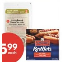 Schneiders Red Hots or PC Free From Deli Meat